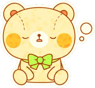 Pop Teddy Bear :: @line_stickers telegram stickers