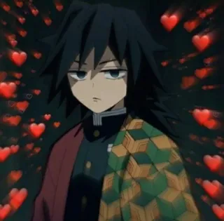 💓 Giyu Tomioka Demon Slayer Anime, Manga, Giyu Tomioka, Demon Slayer whatsapp sticker