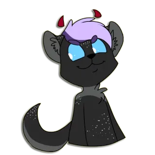 😈 Dämon, Cartoon, Figur, Monster, Tier, Niedlich telegram sticker