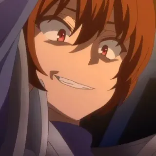 😈 Anime, Mangá, Desenho animado, Personagem, Sorrisinho telegram sticker