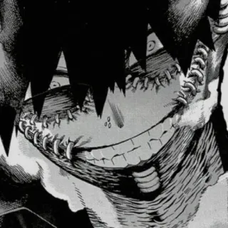 ⚡️ Dabi My Hero Academia 애니메이션, 만화, 다비, 나의 히어로 아카데미아, 빌런 telegram sticker
