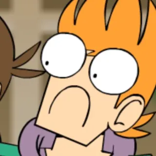 ☹ Matt Eddsworld การ์ตูน, อนิเมชั่น, ตลก, สีหน้า, งี่เง่า whatsapp sticker