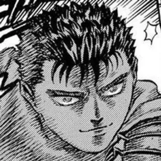 ⚔ Guts Berserk Manga, Anime, Guerrero, Espada, Berserk, Guts telegram sticker