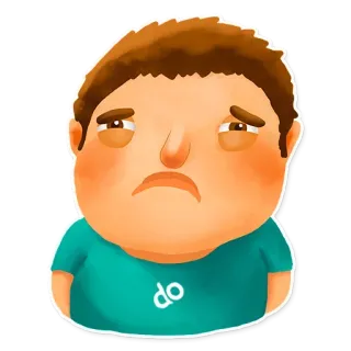 Chubby @stickersb2b telegram stickers