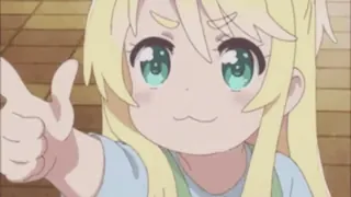 🔫 Animé, Pouce levé, Dessin animé, Mignon, Joyeux, Fille telegram sticker