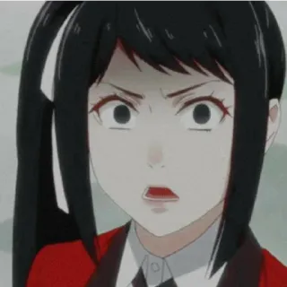 😁 Yumeko Jabami Kakegurui Anime, Kakegurui, Yumeko Jabami, Marah, Kartun, Manga telegram sticker