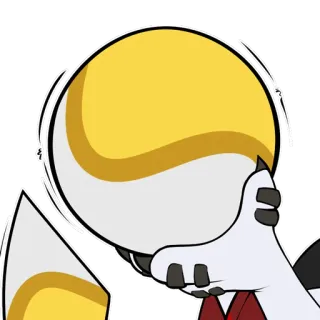 ⚽️ Emoji, Bola, Amarelo, Branco, Arte digital telegram sticker
