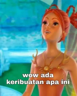 🧘‍♂ wow ada keributan apa ini dibujos animados, animación, cuento de hadas, personaje, película, fantasía telegram sticker