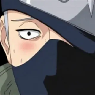 ⚡️ Kakashi Hatake Naruto anime, manga, kakashi, naruto, ninja, cartoon, character telegram sticker