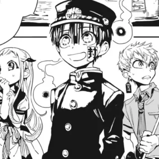 🔌 Hanako Toilet-bound Hanako-kun Anime, Mangá, Fantasma, Uniforme escolar, Hanako-kun whatsapp sticker