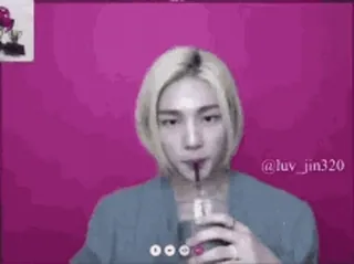 🥤 @luv_jin320 whatsapp sticker