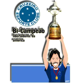 ⚽ Bi-Campeão
libertadores da
america sepak bola, sepak bola, kejuaraan, piala, perayaan, pemenang telegram sticker