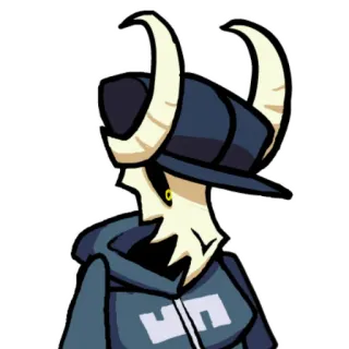 🆙 Tabi Friday Night Funkin' friday night funkin, fnf, tabi, cabra, chifres, personagem whatsapp sticker