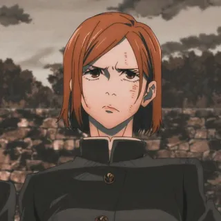 ⛓ Nobara Kugisaki Jujutsu Kaisen อนิเมะ, ผู้หญิง, โนบาระ คุงิซากิ, มหาเวทย์ผนึกมาร, ตัวละคร, จริงจัง telegram sticker