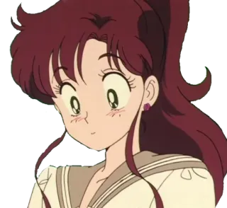 😐 Makoto Kino Sailor Moon อนิเมะ, กะลาสี, เด็กผู้หญิง, การ์ตูน, น่ารัก telegram sticker