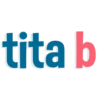 👸 titab Texto, Título, Azul, Rosa telegram sticker