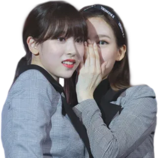 🧅 mulheres, meninas, sussurrando, kpop, celebridades, amigos, fofoca telegram sticker