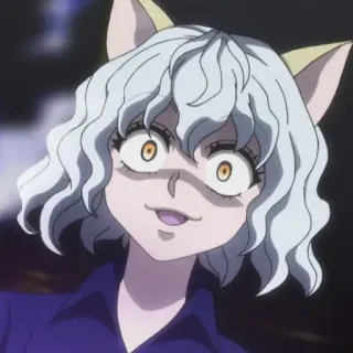 ⚜ Neferpitou Hunter x Hunter animé, chat, fourmi, méchant, Hunter x Hunter telegram sticker