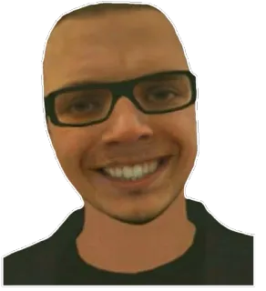 🤓 mann, gesicht, brille, person, lächeln whatsapp sticker