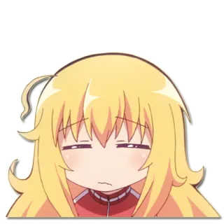 😓 Anime, Dibujo animado, Chica, Triste, Manga whatsapp sticker