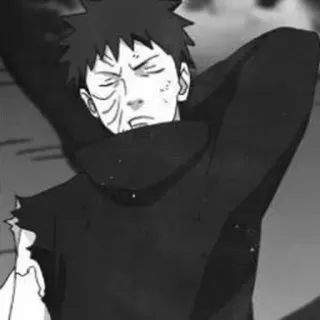 🕷 Obito Uchiha Naruto anime, manga, sad, uchiha, obito telegram sticker