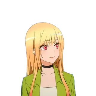 🙂 anime, manga, cartoon, character, woman, girl telegram sticker