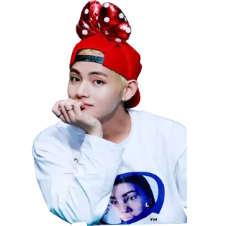 ☺️ V K-Pop, Idol, BTS, V, Cantante, Pop coreano, Musica telegram sticker