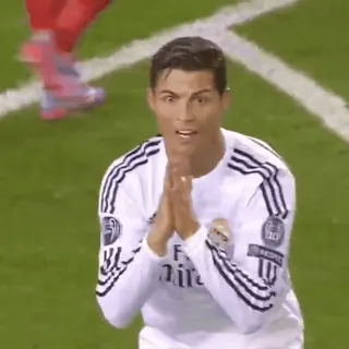 😁 Cristiano Ronaldo футбол, футбол, Криштиану Роналду, спортсмен, игрок, Реал Мадрид whatsapp sticker