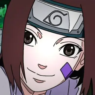 😀 Rin Nohara Naruto アニメ, カートゥーン, マンガ, 野原リン, ナルト telegram sticker