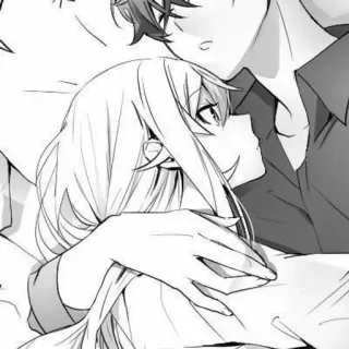 🖤 アニメ, カップル, 恋愛, 愛 telegram sticker