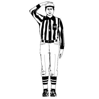 🏈 referee, salute, sports, official, football, umpire telegram sticker