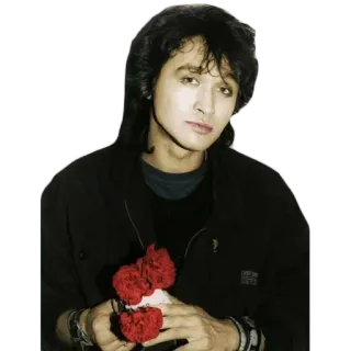 💐 Viktor Tsoi ภาพเหมือน, รัสเซียนร็อก, นักดนตรี, นักร้อง telegram sticker