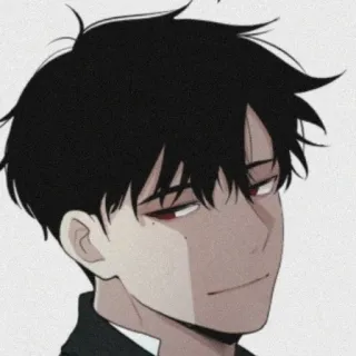 🗝 Animé, Dessin animé, Personnage, Homme, Illustration, Art telegram sticker