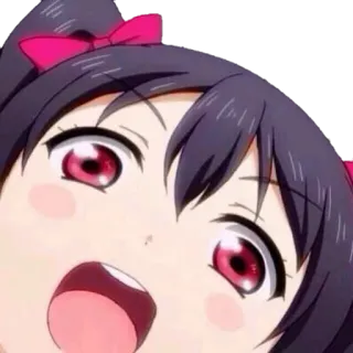 😁 Nico Yazawa Love Live! 애니메이션, 소녀, 만화, 아이돌, 귀여운, 니코 야자와, 러브라이브! telegram sticker