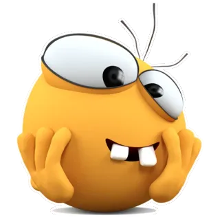 ☺️ การ์ตูน, ตลก, ตัวละคร, ตาโต, น่ารัก telegram sticker