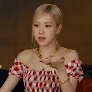 ❓ Rosé Розэ, K-pop, Blackpink, певица, знаменитость, женщина telegram sticker