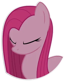🦄 Pinkie Pie My Little Pony Dibujo animado, Pinkie Pie, My Little Pony, Pony, Lindo telegram sticker