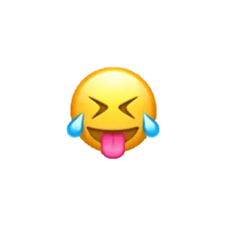 😂 Biểu tượng cảm xúc, Lưỡi, Nheo mắt, Hài hước, Biểu cảm, Khuôn mặt, Tinh nghịch telegram sticker