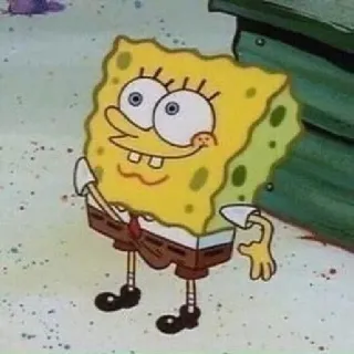😏 Spongebob Spongebob Squarepants спанч боб, мультфильм, никелодеон, персонаж telegram sticker