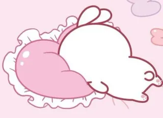 🍼 mono, foca, animal, dibujos animados, dormir telegram sticker