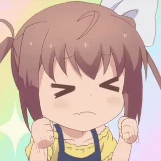 π€― anime, girl, cute, angry, cartoon telegram sticker