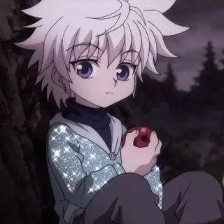 💞 Killua Zoldyck Hunter x Hunter Anime, Killua, Hunter x Hunter, Cartone animato, Personaggio, Ragazzo anime telegram sticker