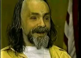 😐 Charles Manson Charles Manson, crime, meurtre, chef de secte telegram sticker
