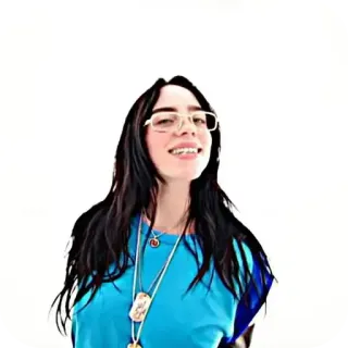 😇 Billie Eilish telegram sticker