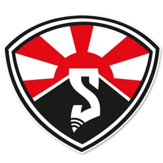 ⚾️ 로고, 문장, 심볼, 배지, 빨간색, 검은색, 흰색 telegram sticker