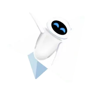 😎 Eve WALL-E robot, Eva, Wall-E, Disney, Pixar, cartoni animati telegram sticker
