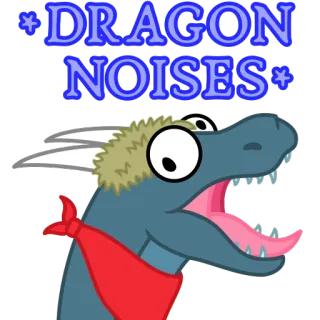 🐲 DRAGON NOISES naga, suara, lucu, kartun, hewan, meme telegram sticker