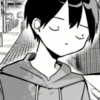 🗞 Mangá, Anime, Preto e branco, Personagem, Inexpressivo telegram sticker