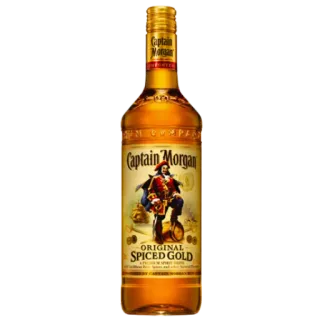 🥃 Captain Morgan Captain Morgan Original Spiced Gold алкоголь, ром, Captain Morgan, пряный, пират telegram sticker