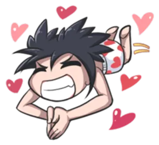 ❤ cartoon, hearts, anime, love, cute, affectionate telegram sticker